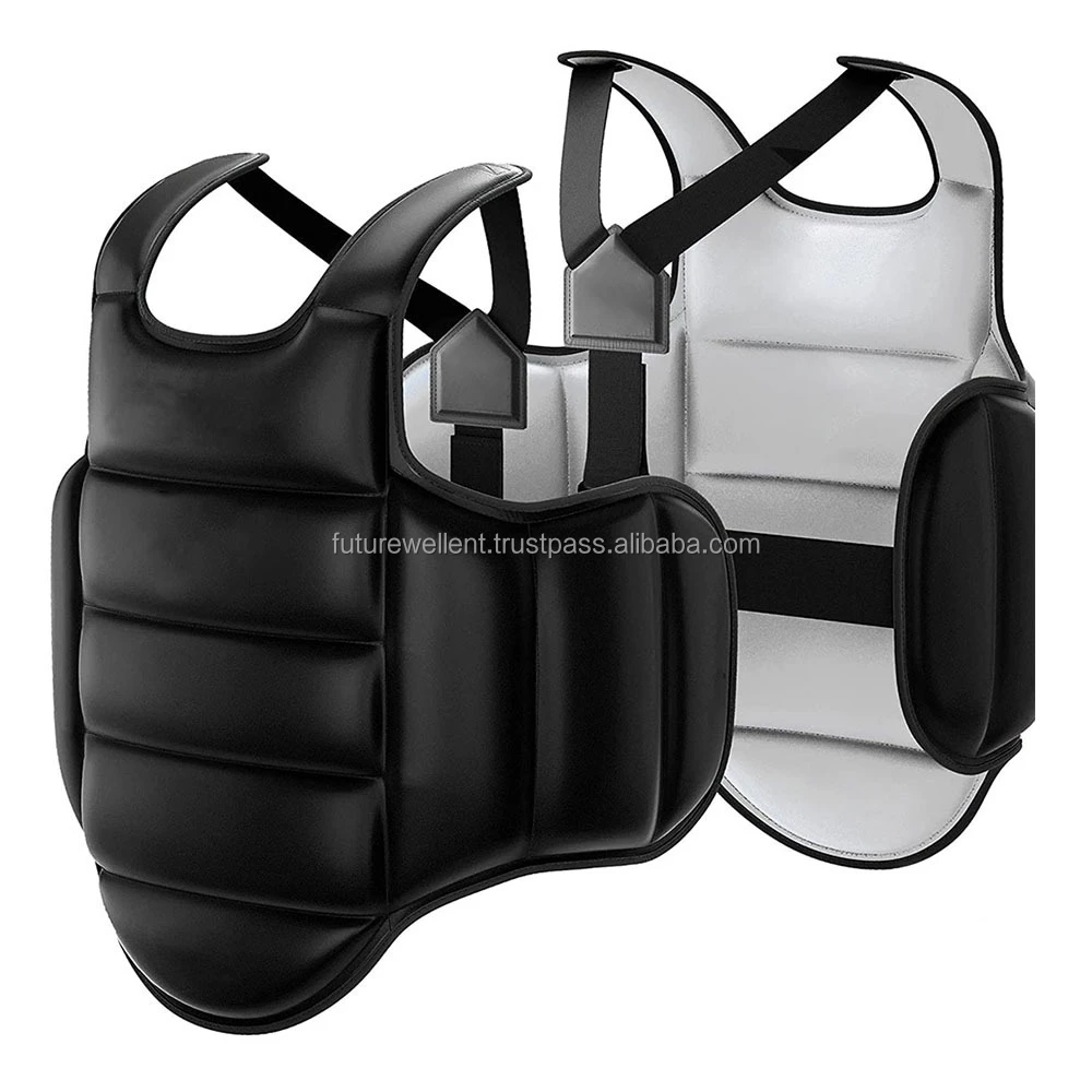 Premium Quality Youth Sports Chest Protector Padded Shirt Rib Guard Protection  Boxing Football Custom Colour Chest Guards