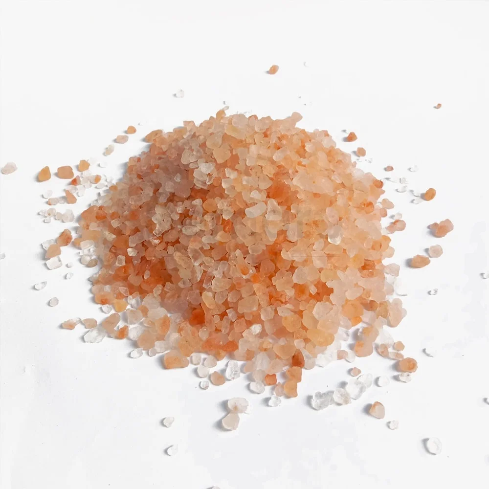 Organic 100% Pure Natural Himalayan Pink Rock Salt Light Edible 2-5 mm ISO Certified Food Grade Bulk/Bag Packaging
