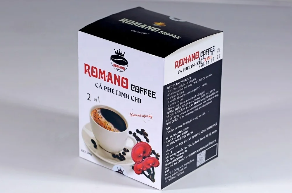 
Romano Coffee Lingzhi Coffee 2 in 1 made in Vietnam with Cheap Price 