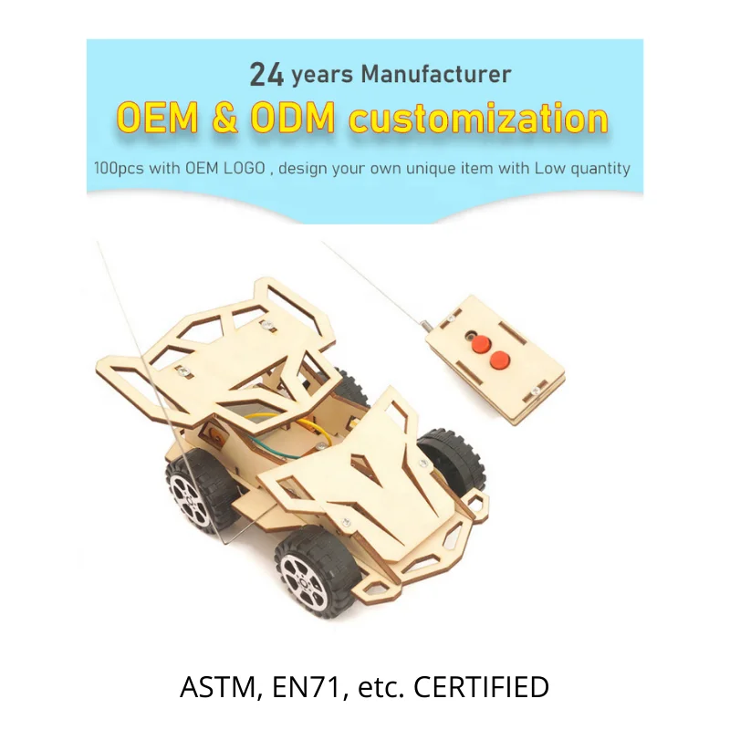 Игрушки на солнечной энергии автомобиля OEM ODM ручная пресс-форма для DIY деревянные головоломки игрушки комплект научный эксперимент образования и науки наборы стволовых