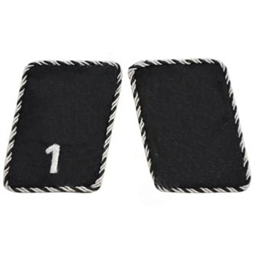 Hot Selling High Quality Customized Bullion Wire Patches Collar Tabs 100% Customized Uniform Reproduction