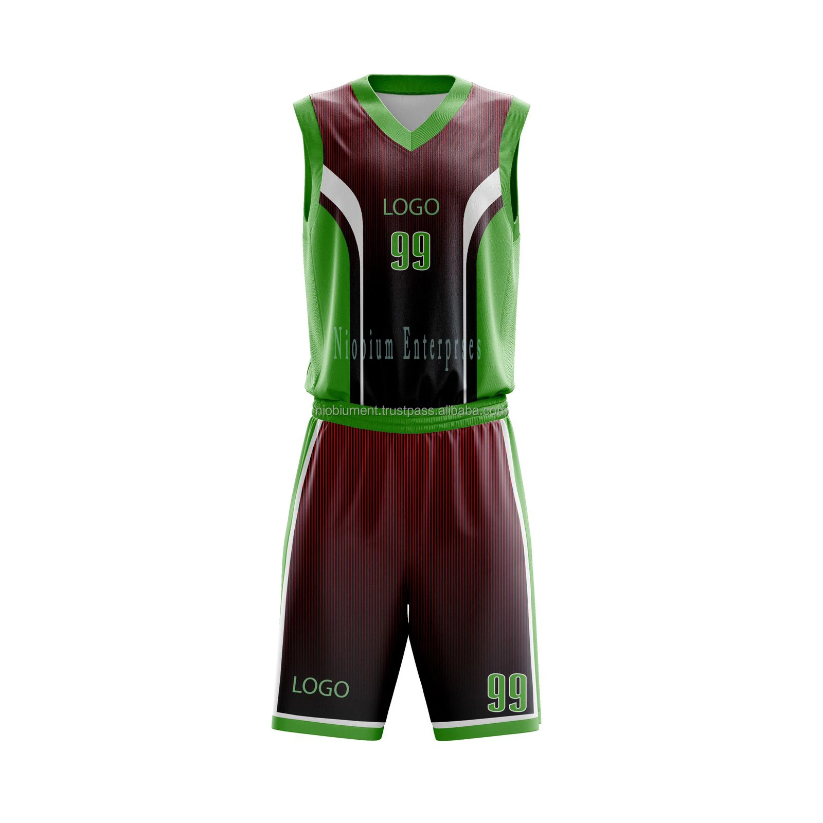 Customized Cheap Basketball Wear Unique Basketball Jersey American Basketball Shorts with Numbers