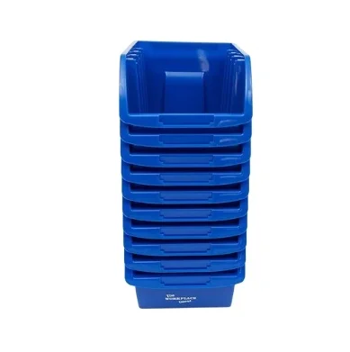 Warehouse Storage Industrial Heavy-Duty Plastic Storage Bins Large Front Opening Multifunctional Rectangular Efficient Modern