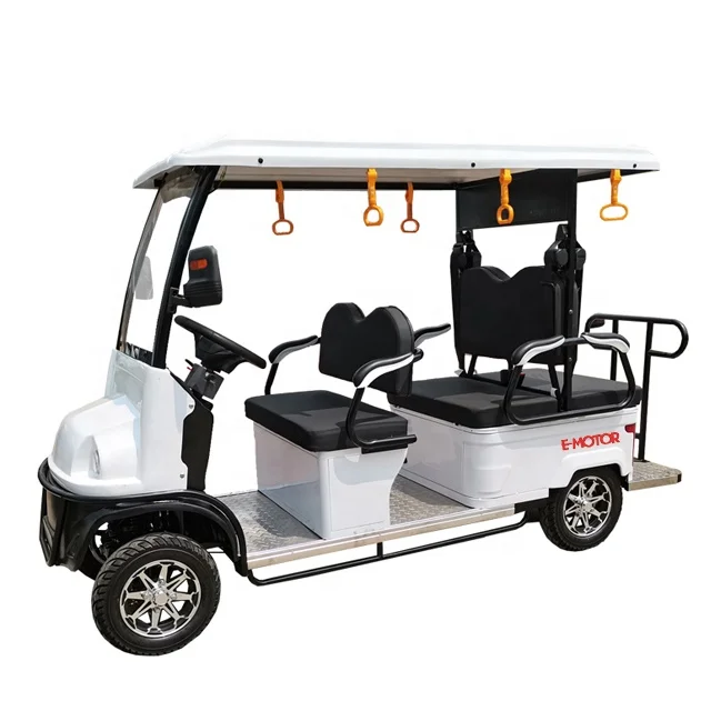 Горячая Распродажа Китай дешево высокое качество 6 сидений 4 + 2 сиденья 48 В 4-колесная электрическая тележка для гольфа с