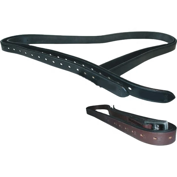 High Quality Western Equestrian Stirrups Top Selling DD Indian Leather Horse Riding Stirrups Custom Logo Durable for Stable Use