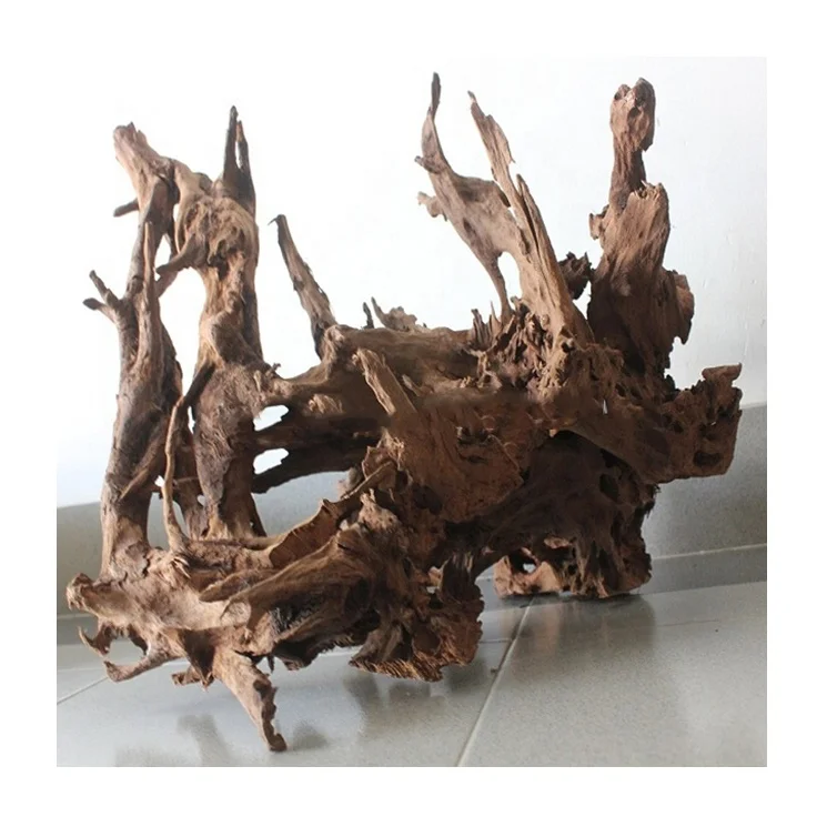 Top Quality Aquarium Accessories Malaysia Driftwood Natural Mangrove Wood For House Bonsai And Office Aquarium Decoration Long
