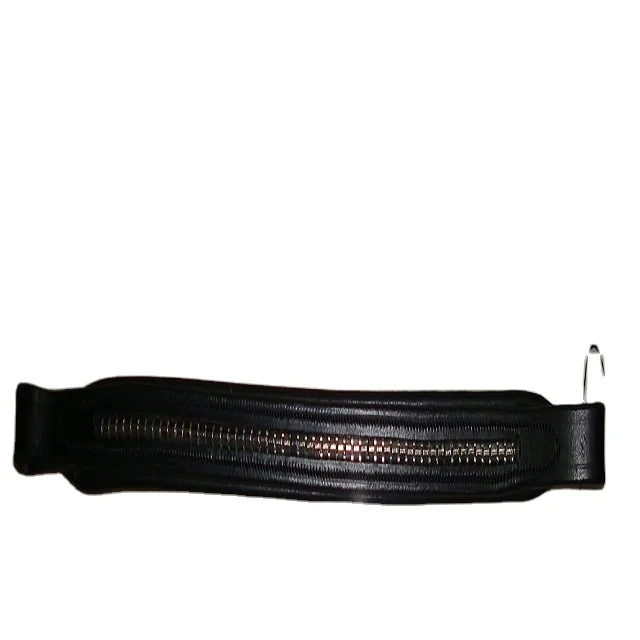 Leather Rhinestones bling decorative black English leather horse brow bands in full cob over sizes at wholesale price
