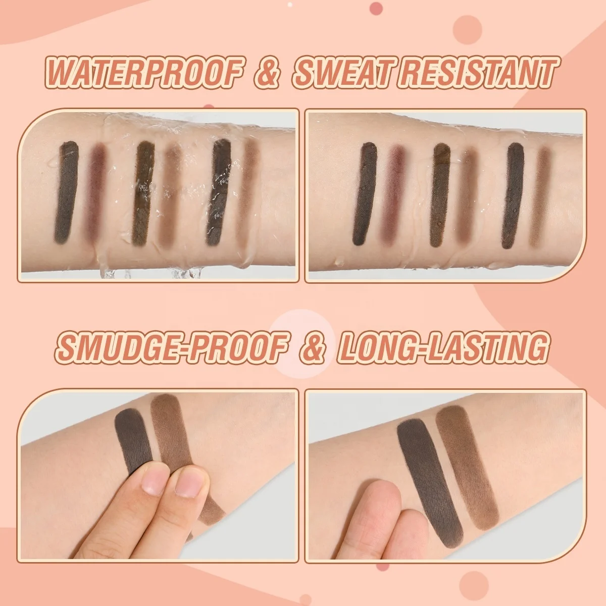 PINKFLASH PF-E22 Makeup Brow Extensions kit Eye Brow Powder Long Lasting Eyebrow Color