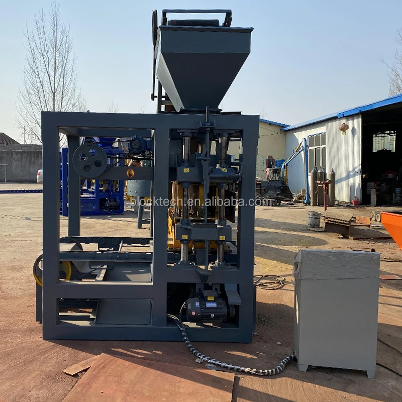 Small scale sand Block moulding machine qt4-26c Fly ash block making machine