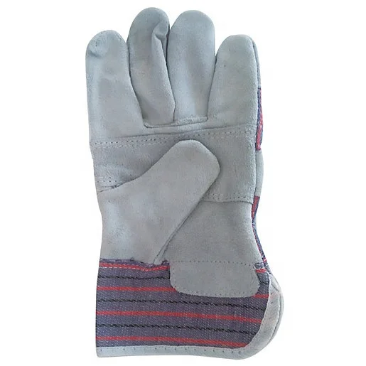 Safety Gloves For Work High Quality Made Gloves For Men Custom Made Cow Spilt Leather Work Gloves
