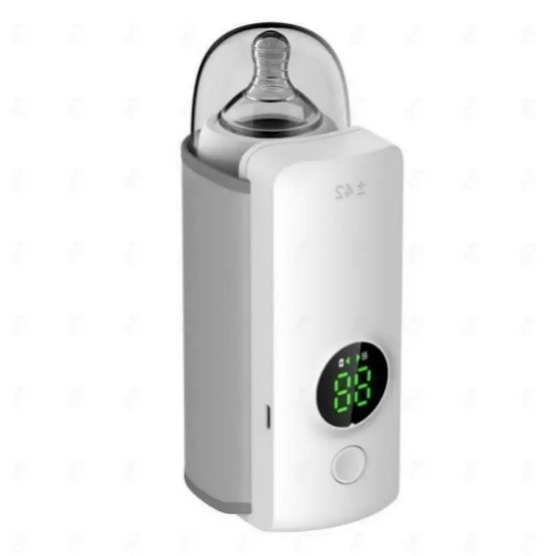 Wholesale price adjustable temperature and rechargeable baby milk bottle warmer with usb portable feeding Bottle Warmer