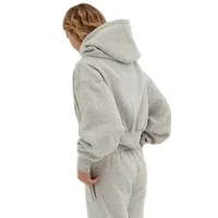 Factory price Fleece Track Suit Custom Logo Hoodie And Jogger Pants Set Women Sweat suit Jogging bling tracksuit