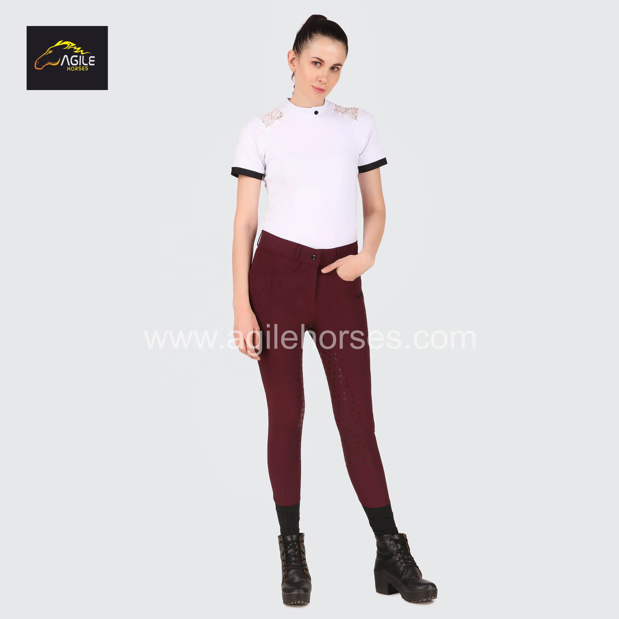 High Quality Horse Riding Breeches Equestrian Pants on Technical Fabric at Manufacturing Prices fully Customizable