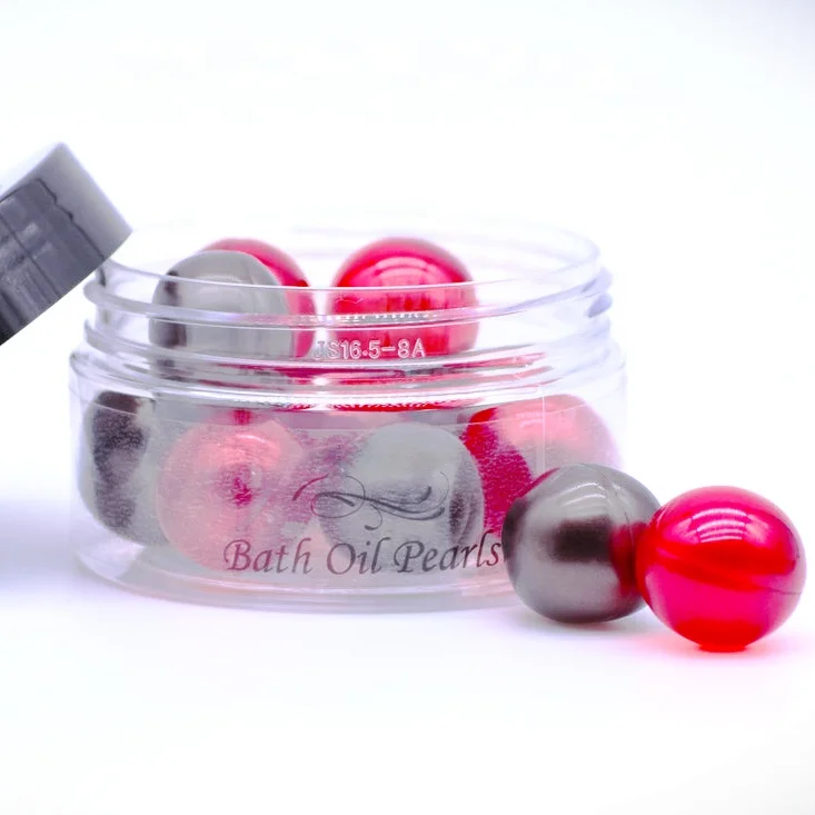 Bath promotional gift bath oil pearls for body relaxing and moisturizing personal lubricant skin care oil bath beads
