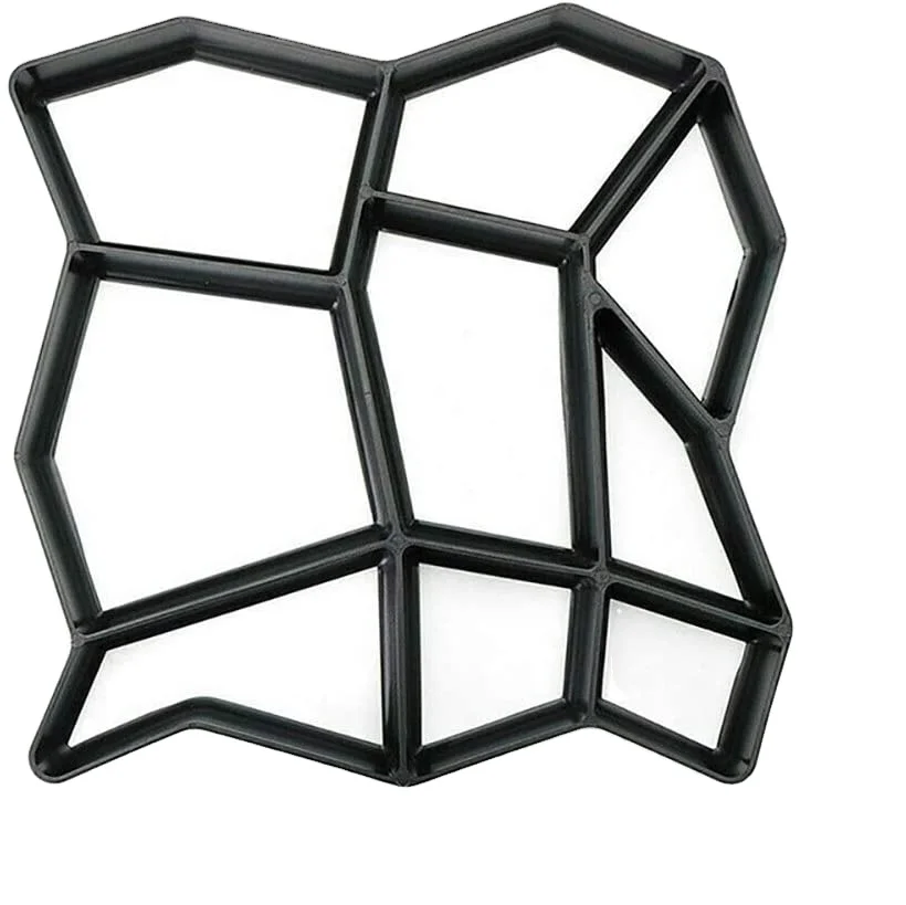 Garden Decoration DIY Path Maker Concrete Molds Cement Mold Concrete Cement Stone Walk Paving Paver Reusable Concrete Brick Mold