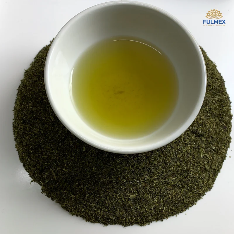 Fanning green tea F for making tea bags nice taste aroma packaging bulk factory price