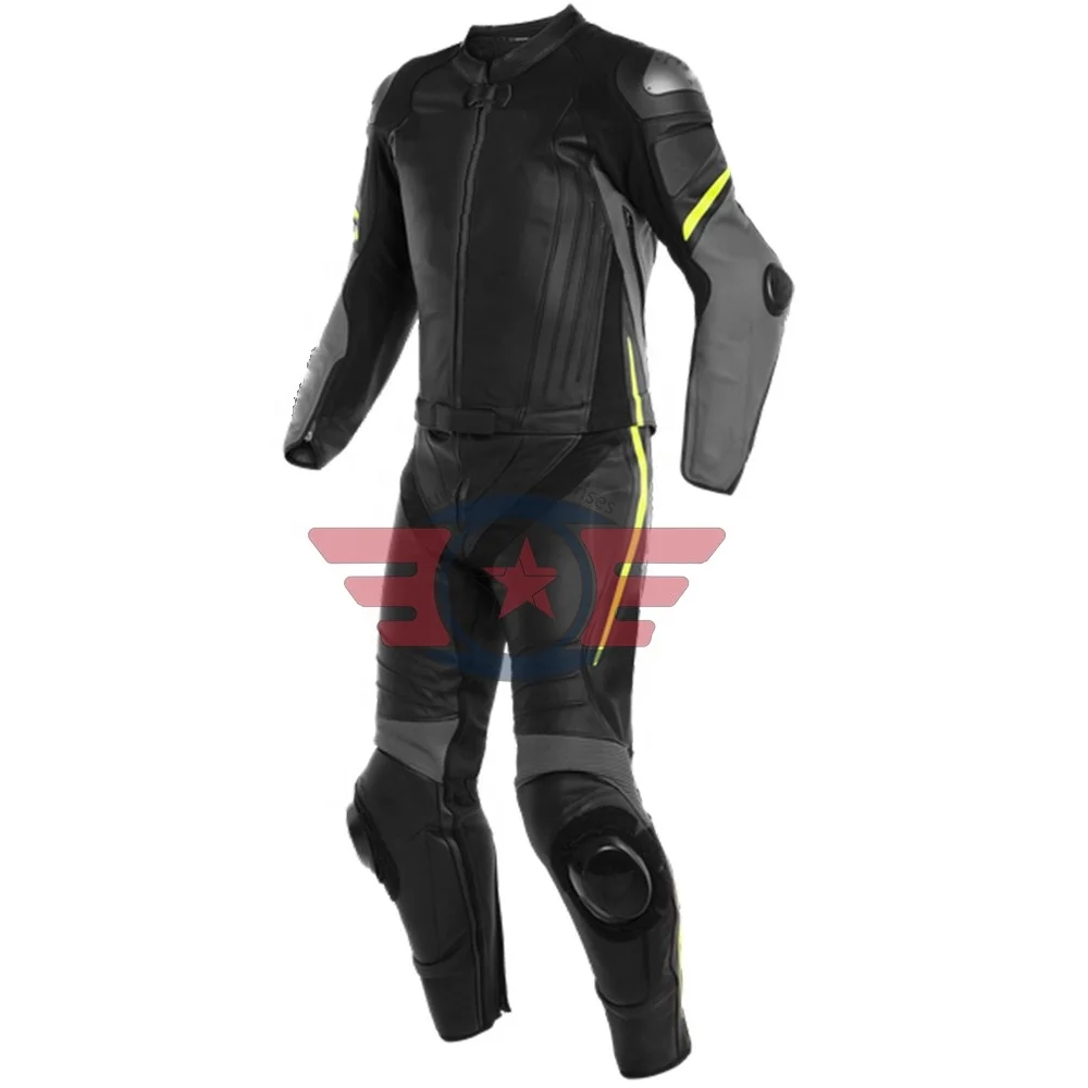 Custom Motorbike Leather Racing SUIT Biker Leather Racing Suit Motorcycle Suit  CE Approved Protectors
