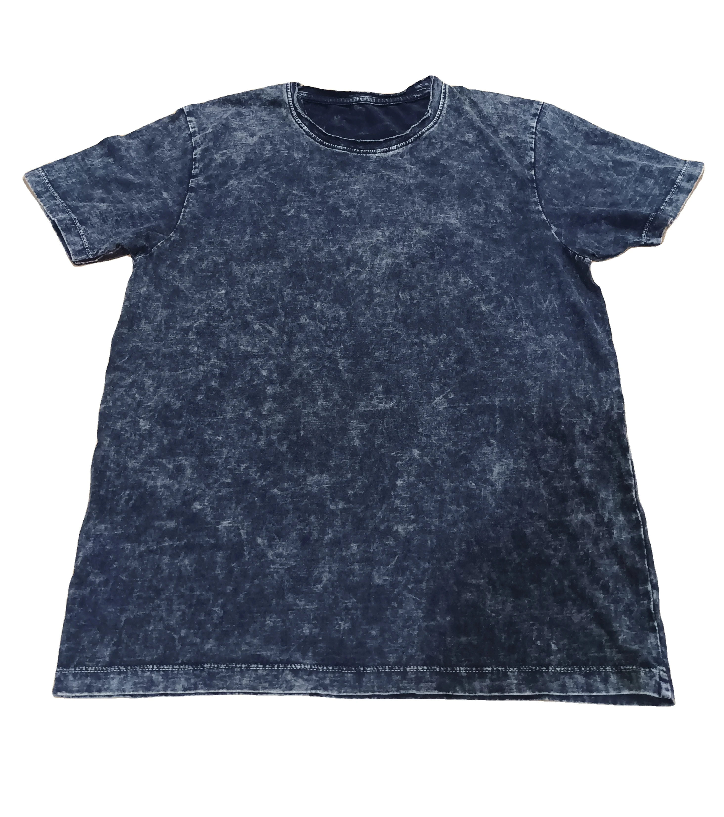 Унисекс 220 Gsm чесаный хлопок тяжелый вес винтажные мужские футболки с кислотной стиркой различных цветов и размеров в оптовых количествах