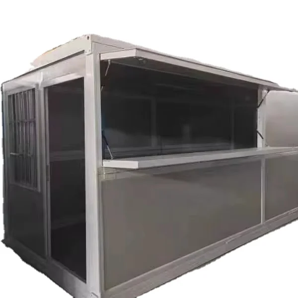 Modern Design Foldable Container Prefab Container Kiosk Shop for Business Use