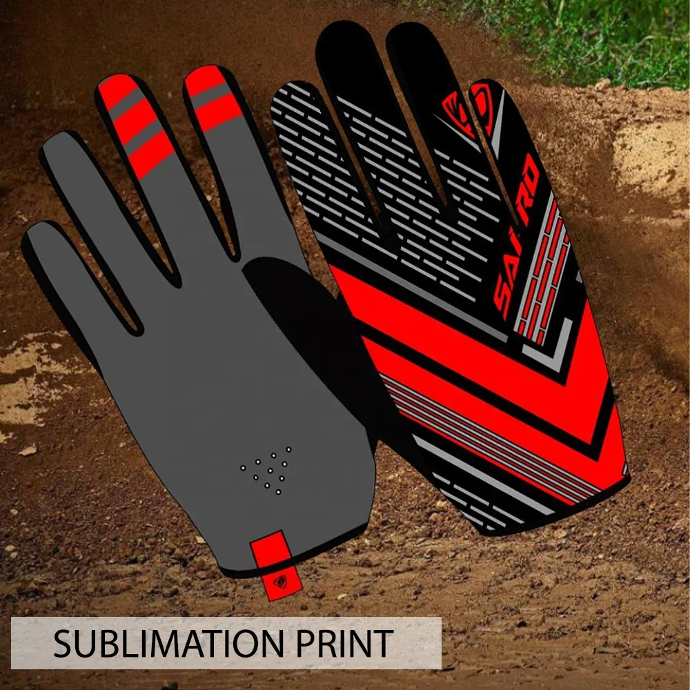 Оптовая продажа мужские и женские велосипедные перчатки для мотокросса горного велосипеда с закрытыми пальцами на заказ MTB MX BMX