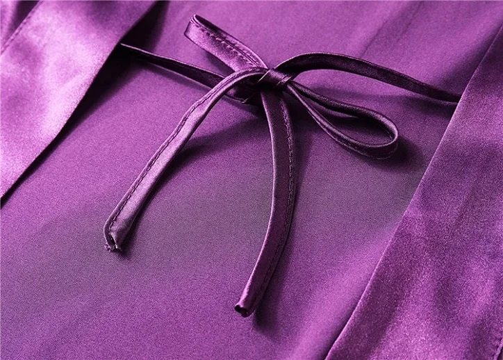 New 2021New Product Lace Robes Women Satin Kimono Robes Full Length Long Sleeve Wedding Robes Nighty For Bride