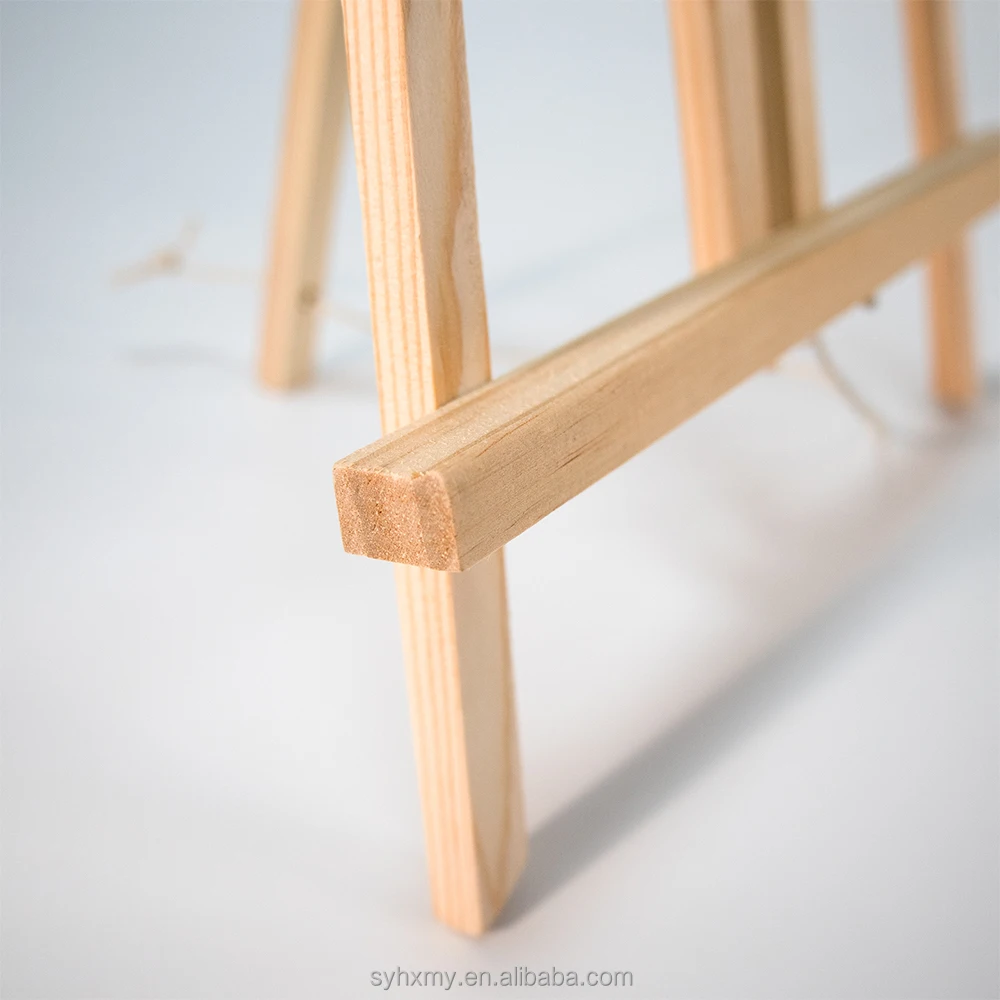 Triangular Easel Wooden Adjustable Portable Kids Easel Art Painting Photo Display