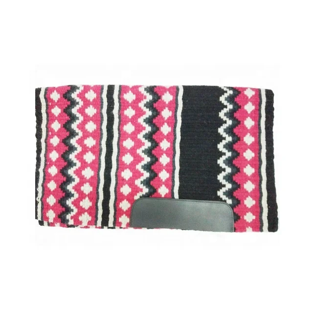 Western contour saddle blanket