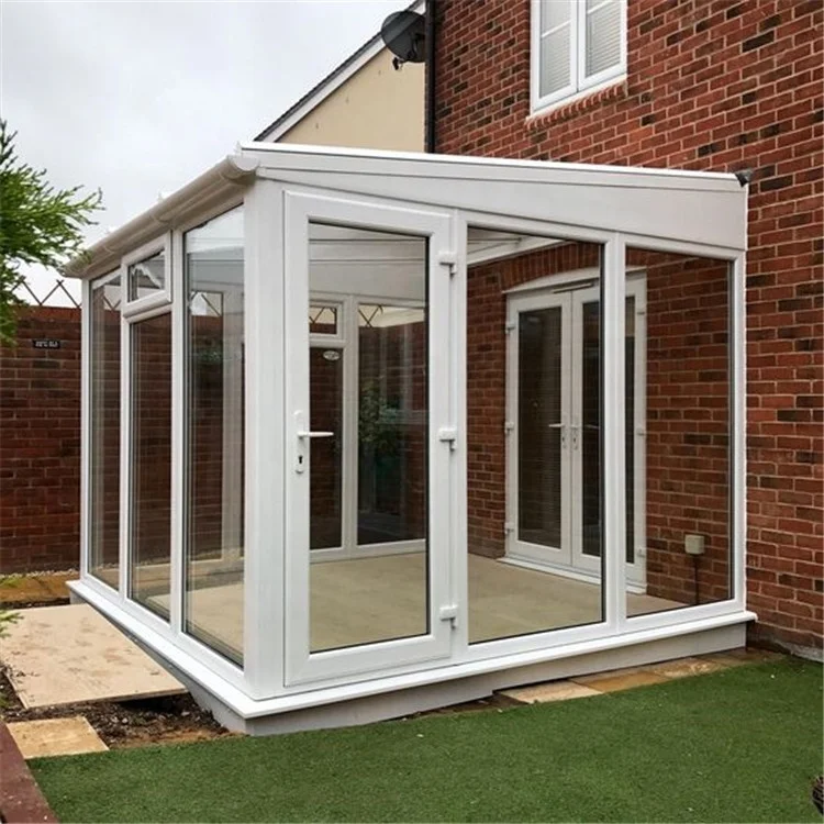 Sophisticated Hot House Glasshouse Sunroom Laminated Insulated Tempered Iron Conservatory Polycarbonate Sunroom