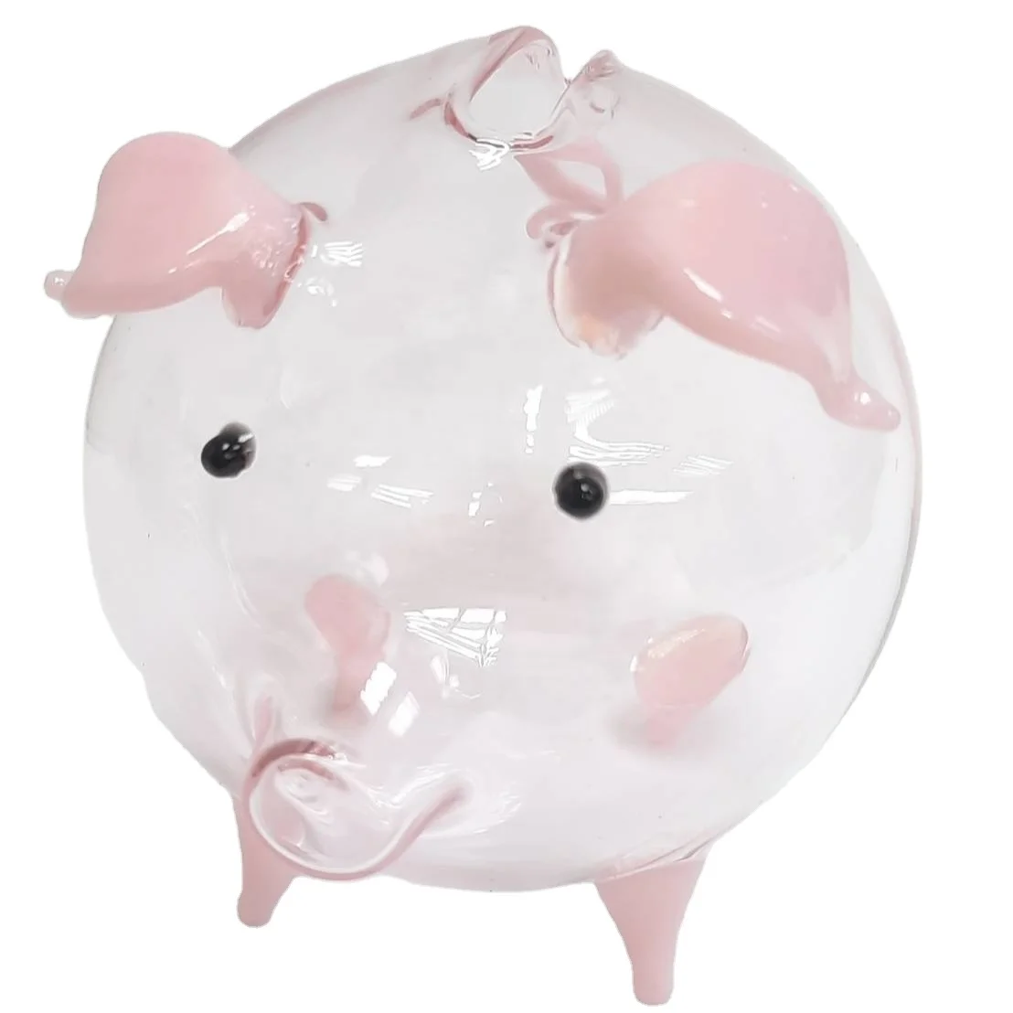 Hand Blown Animal Figurines Murano Glass Custom Piggy Bank