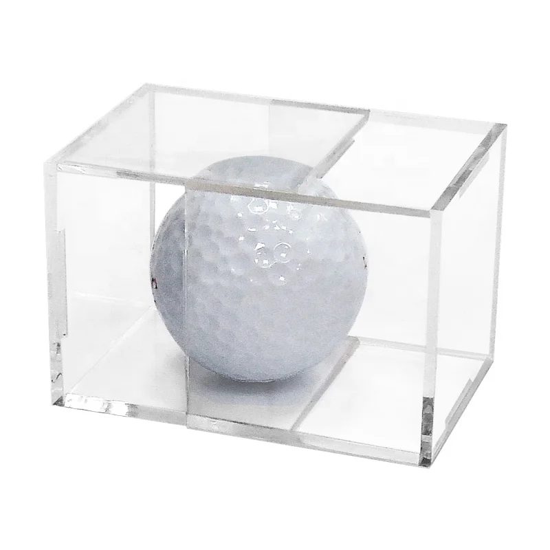 Clear Plexiglass Golf Display Showcase Cabinet Display Acrylic Box
