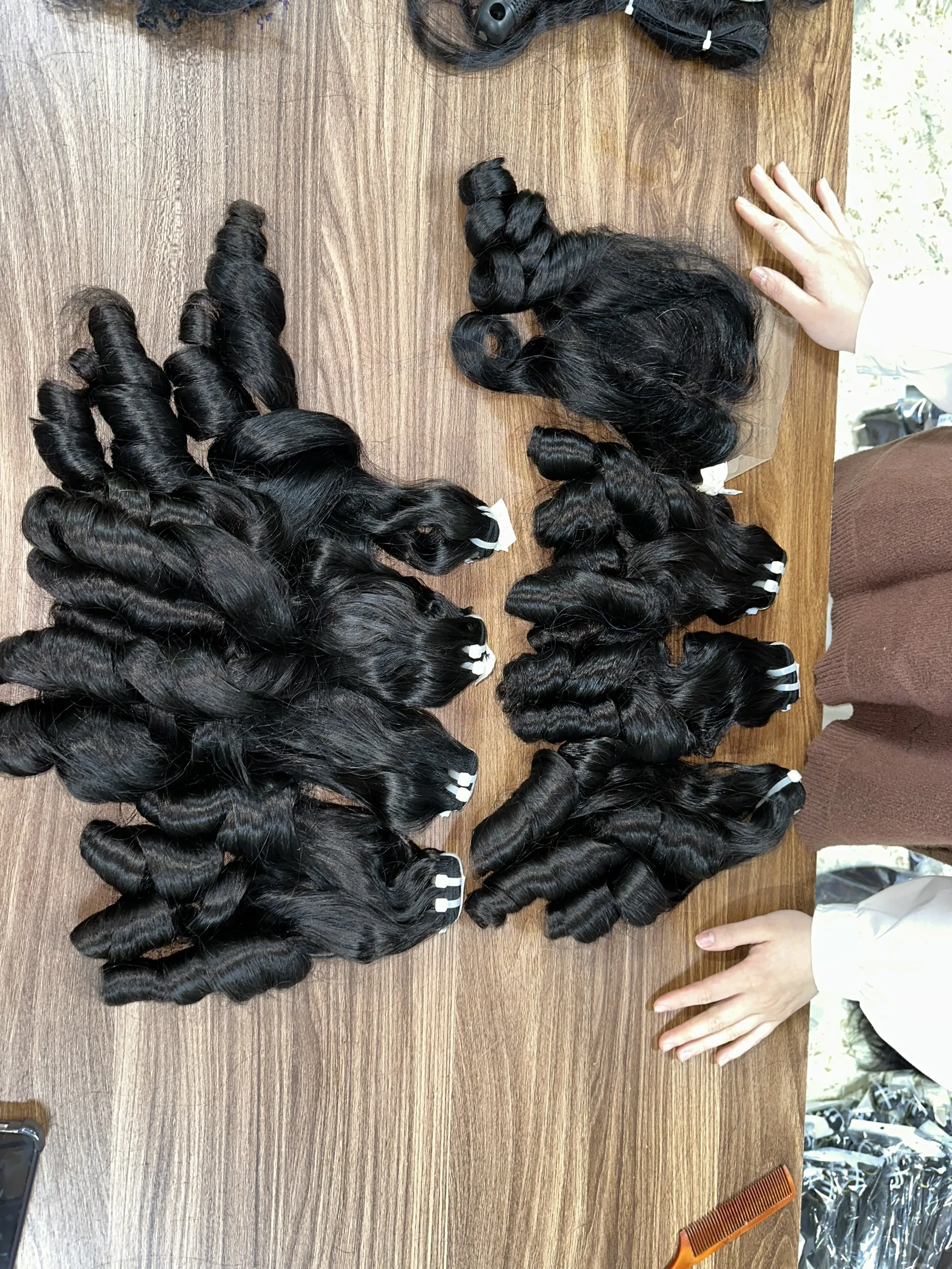 2024 Best Selling Raw Vietnamese Hair Extensions 100% Unprocessed Bouncy Loose Wave No Tangling No Reviews yet