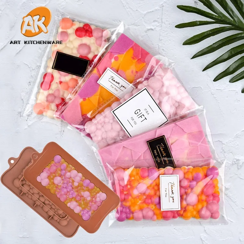 AK Love Letter Silicone Moldes de Silicona de Barra de Chocolate Moulds Silicone Chocolate Bar Tools Chocolate Silicone Mold