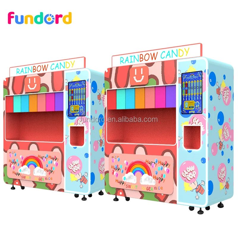 Fundord new chocolate candy bean automatic candy vending machines