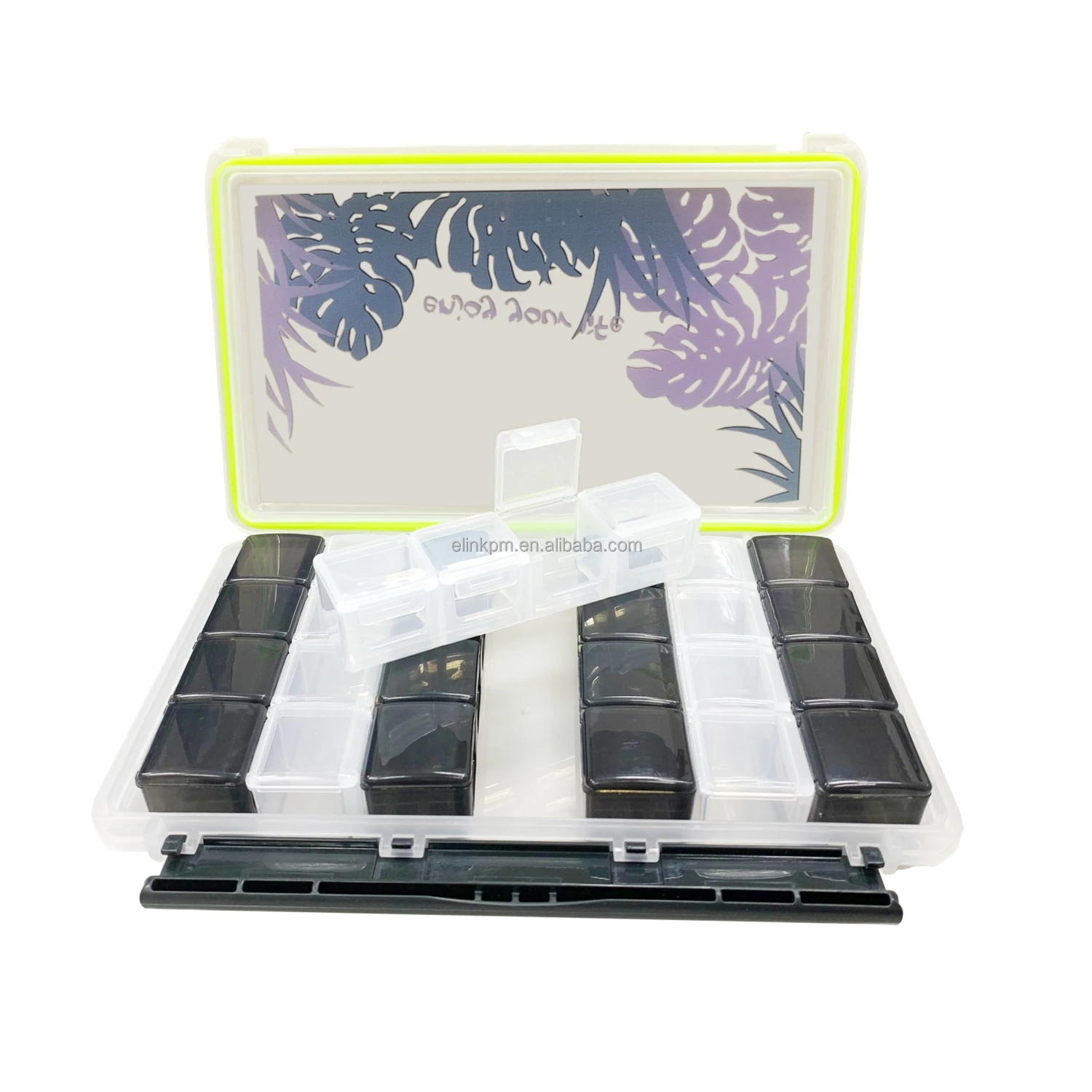 Damp Proof Weekly Plastic Pill Organizer Box Case