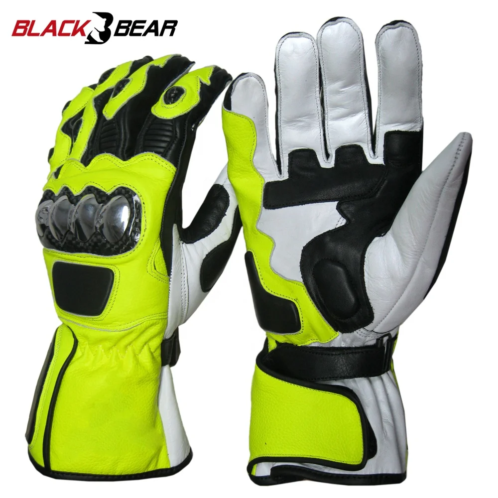Leather Gloves High Quality Racing Motor Bike Full Hand Protection Fully Customized Men Fashion Racing VR 46 MotoGP MBG-0021