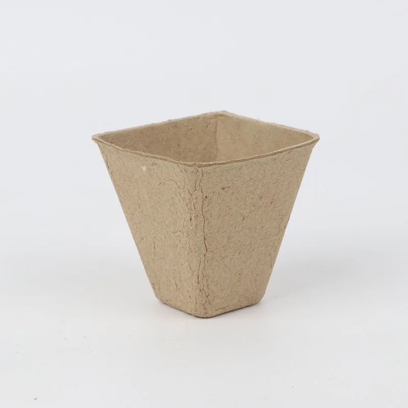 biodegradable Seedling Starter paper pulp flower pots paper cup peat pots for Vegetable & Flower