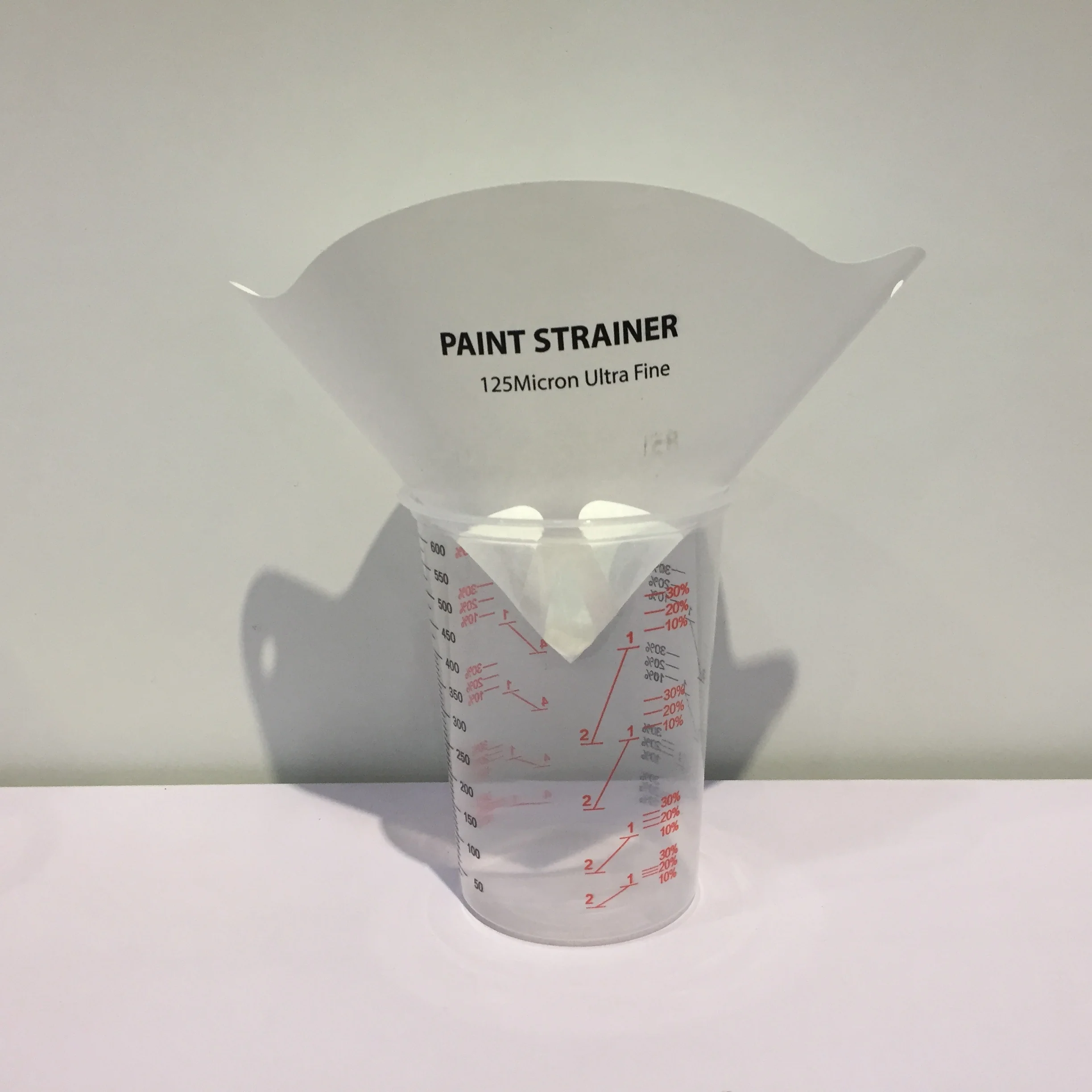 paper paint strainer 190mic 180gsm paper with 1 color logo print