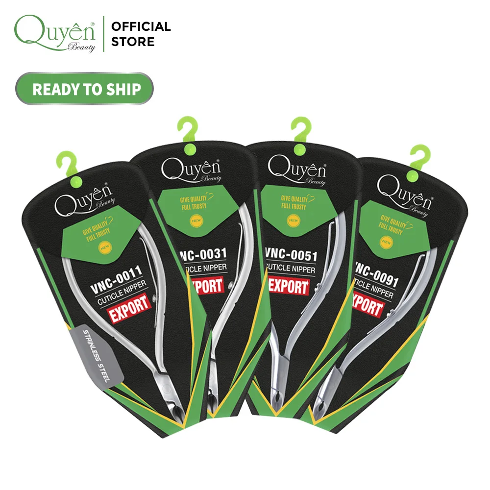 Cuticle Nipper Ready To Ship Quyen Beauty Stainless Steel Manicure Pedicure Set Vietnam Supplier Professional Sharp Cuticle