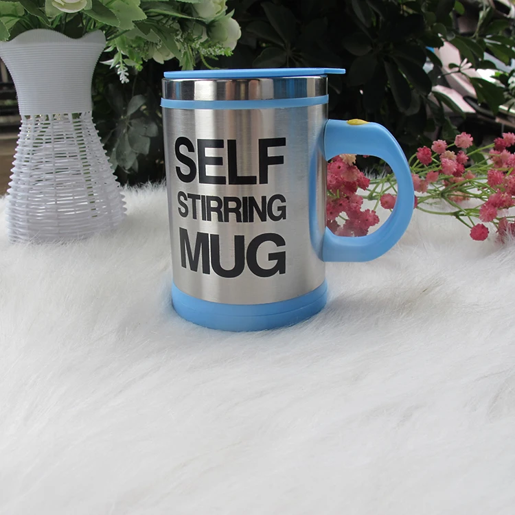 High Quality Customized Heating Portable Hot Self Mug Drinking Automatic Stirring Coffee Cup