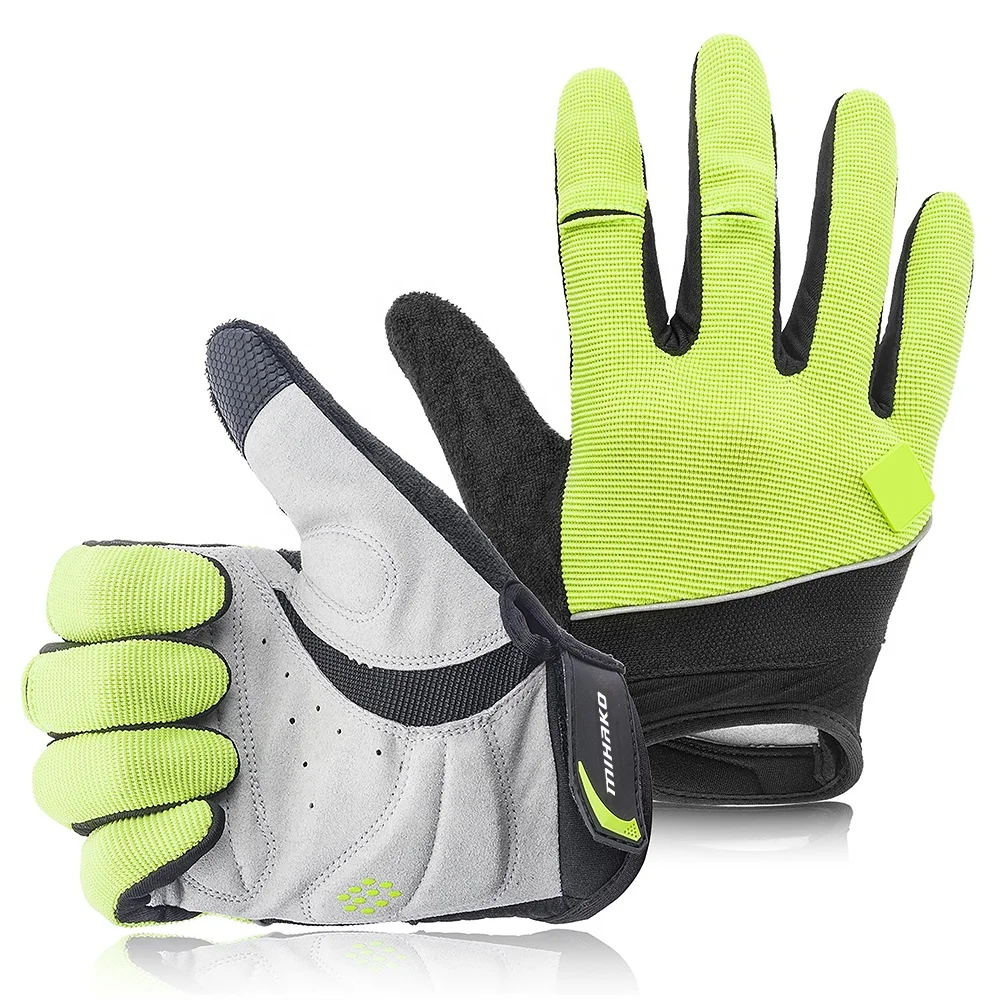 OEM Available Breathable Mesh Full Gym Gloves Finger Gel Pad Touch Screen Cycling Motorcycle Riding Bike Bicycle Sport Gloves
