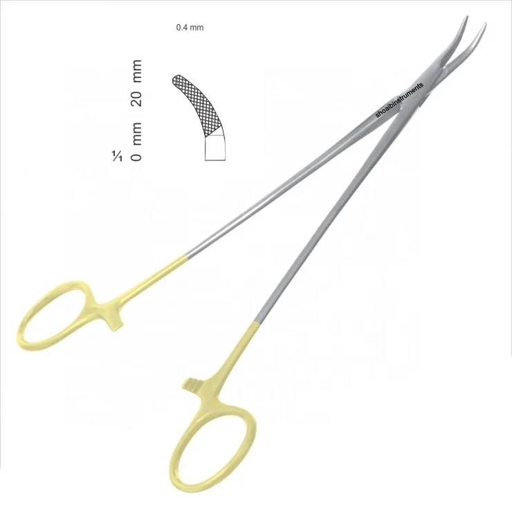 Профессиональный держатель для игл Mayo Hegar из нержавеющей стали с атласным покрытием