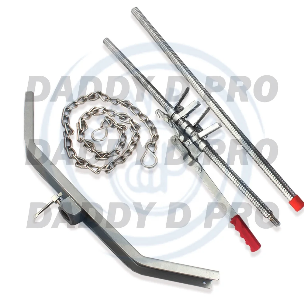 Ratchet Calf Pullers Heavy Duty Calving Extractor Veterinary Instruments / Lever-Pull Action Calf Puller Veterinary Instruments