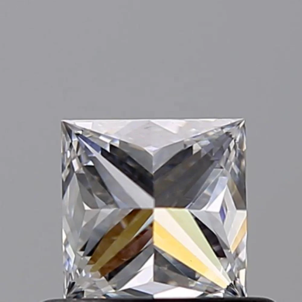 Cheap Wholesale VVS1 Clarity Rectangle DEF White Solitaire Princess Cut  Polish EX Diamonds Natural Real Stone