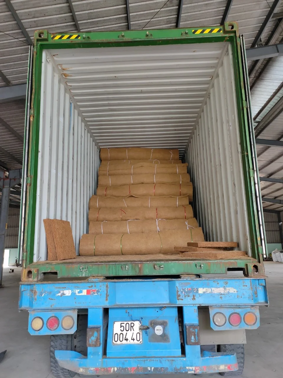 Химически стойкий экологически чистый кокосовое волокно коврик из конопляного волокна для борьбы с сорняками