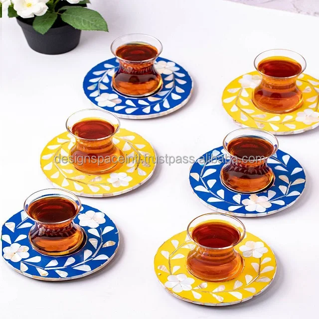 Best Floral Design Mother of Pearl Inlay Plate at best rate