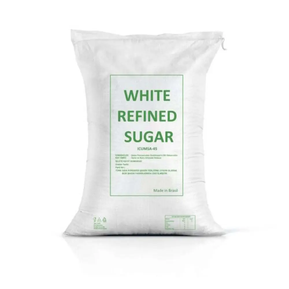 Bulk White Refined Sugar Icumsa 45 Brazil ICUMSA 45/White Refined for Sweetening Food and Beverages /Cane /Brown for Baking