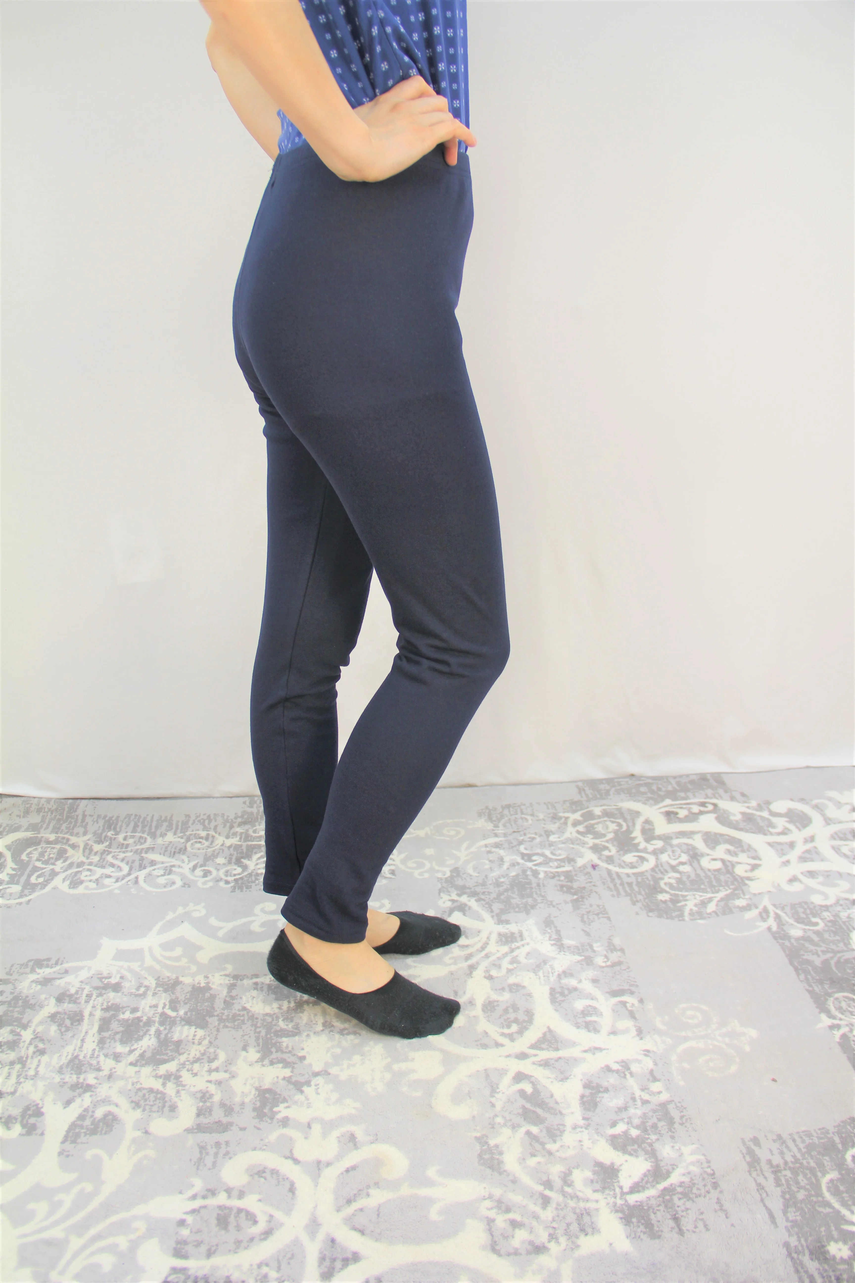 WOMEN PLUS SIZE CASUAL PULL ON LEGGING PANT (#6651X)