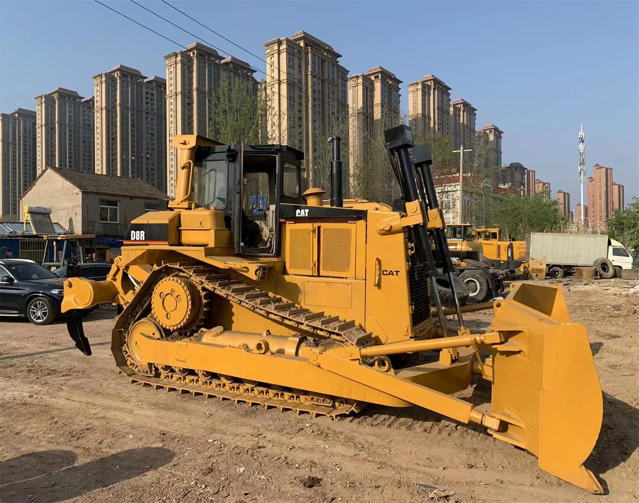 High Quality Secondhand Japan Origin Cat Bulldozer Used D7H D7G D7R D8R D8H D8K D8N Bulldozers with three ripper