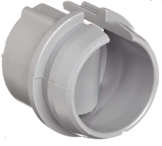 Gray Non-Metallic Cable Connector, Snap Style, Push in Electrical Conduit &Fittings