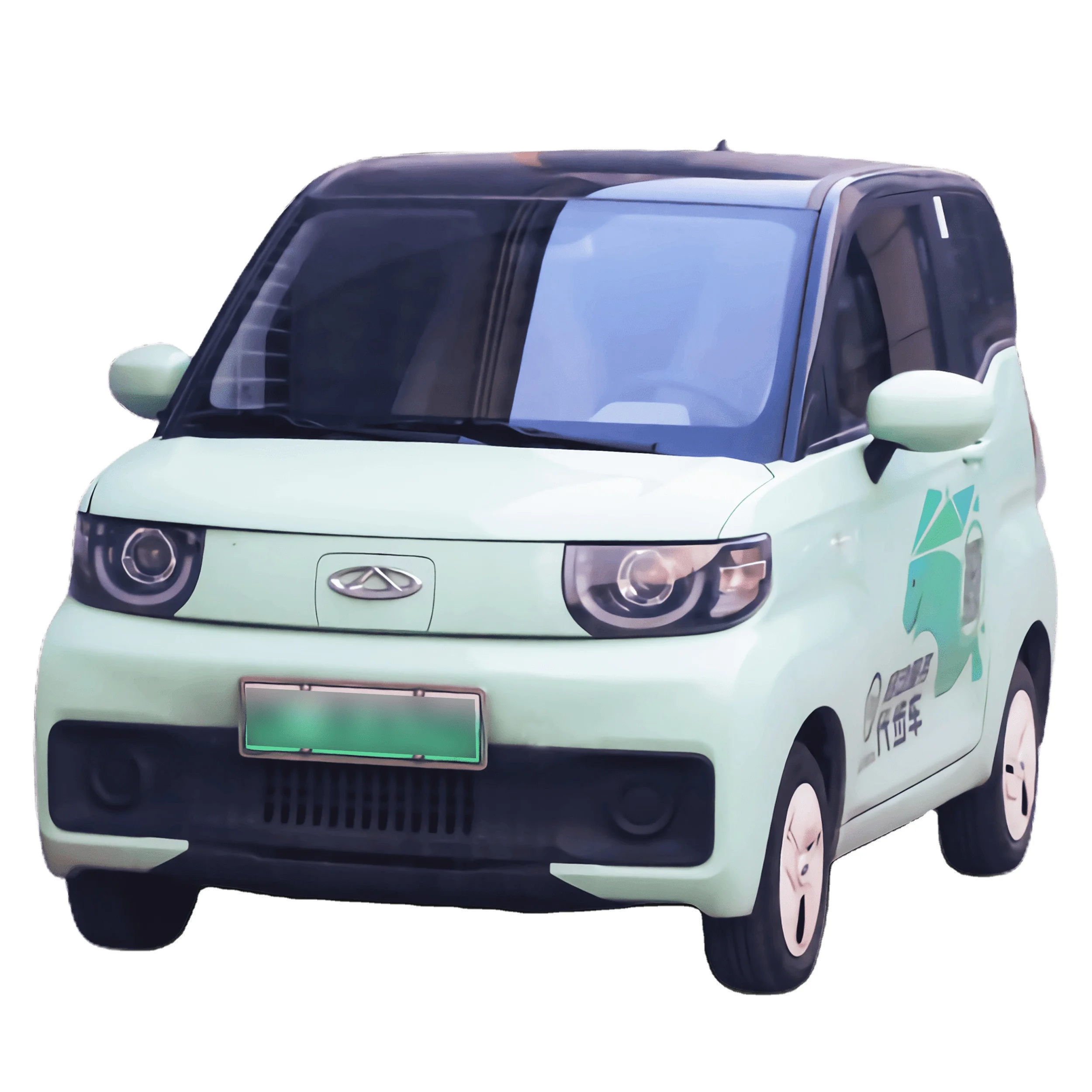 Мороженое QQ Новый энергетический автомобиль EV мини-автомобиль Chery мороженое 3-дверный 4-местный мощностью 20 кВт новый Электрический для взрослых